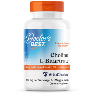 Doctor's Best Choline L-Bitartrate 550 mg