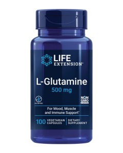 Life Extension L-Glutamine 500 mg Aminokwasy