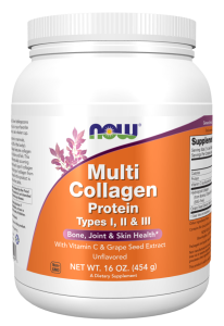 Now Foods Multi Collagen Protein Types I, II & III Powder Протеины