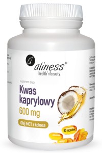 Aliness Caprylic acid 600 mg MCT õli Kaalu juhtimine