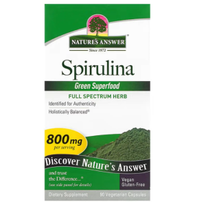 Nature's Answer Spirulina 800 mg