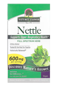 Nature's Answer Nettle 600 mg