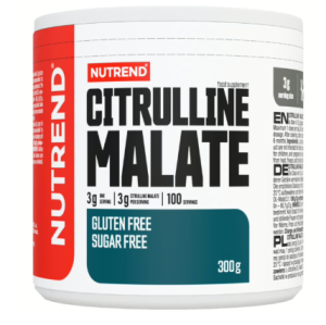 Nutrend Citrulline Malate L-citrulinas Azoto oksido stiprintuvai Amino rūgštys Prieš treniruotę ir energija