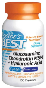 Doctor's Best Glucosamine Chondroitin MSM Plus Hyaluronic Acid