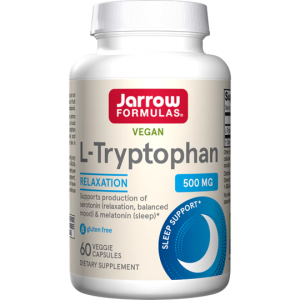 Jarrow Formulas L-Tryptophan 500 mg L-trüptofaan Aminohapped