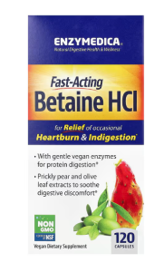 Enzymedica Betaine HCl 600 mg