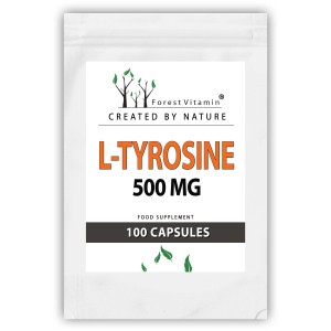 Forest Vitamin L-Tyrosine 500 mg L-tirozinas Amino rūgštys