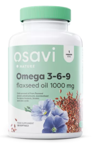 Osavi Omega 3-6-9 Flaxseed Oil 1000 mg