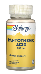 Solaray Panthothenic Acid 250 mg