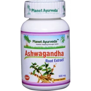 Planet Ayurveda Ashwagandha Organic 500 mg