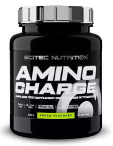 Scitec Nutrition Amino Charge Pełne spektrum aminokwasów Kofeina Przedtreningówka i energia