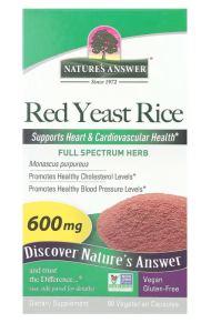 Nature's Answer Red Yeast Rice 600 mg