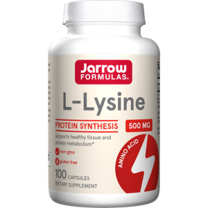 Jarrow Formulas L-Lysine 500 mg L-lüsiin Aminohapped