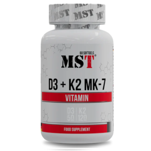 MST Nutrition Vitamin D3+K2 MK-7