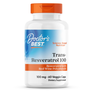 Doctor's Best Trans-Resveratrol 100 with ResVinol 100 mg