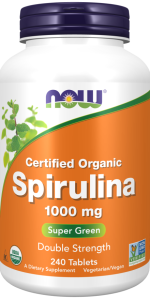 Now Foods Spirulina Double Strength 1000 mg