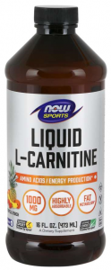 Now Foods L-Carnitine Liquid 1000 mg Amino Acids Weight Management