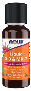 Now Foods Liquid D-3 & MK-7