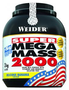 Weider Mega Mass 2000 Svorio priaugintojai