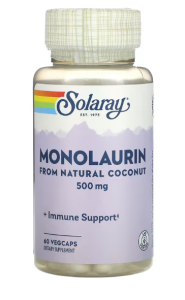 Solaray Monolaurin 500 mg