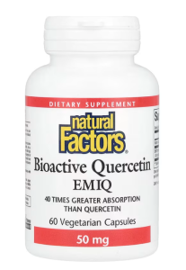 Natural Factors Bioactive Quercetin EMIQ 50 mg