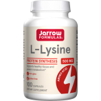 Jarrow Formulas L-Lysine 500 mg L-lüsiin Aminohapped