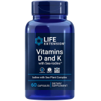 Life Extension Vitamins D and K with Sea-Iodine