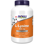 Now Foods L-Lysine 500 mg L-lizinas Amino rūgštys